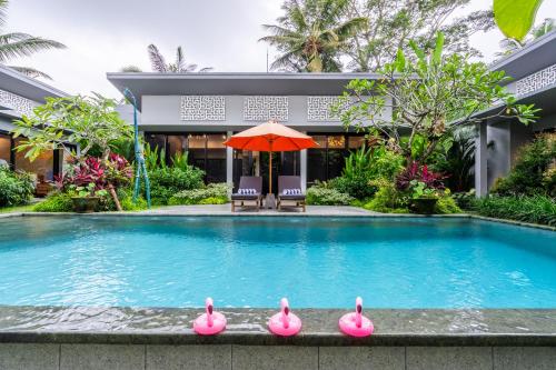 Piscina en o cerca de Chakola Villa Ubud