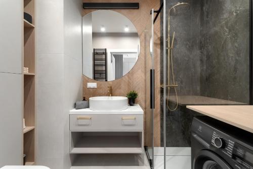 Koupelna v ubytování MARGI Jolly BEAUTI LUX Apartament