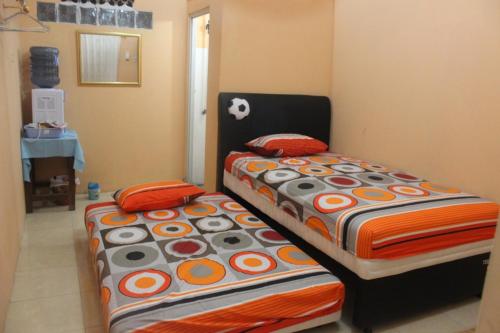 Postel nebo postele na pokoji v ubytování Kokas Room