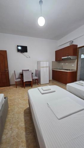 Kuchyň nebo kuchyňský kout v ubytování Vila Malo