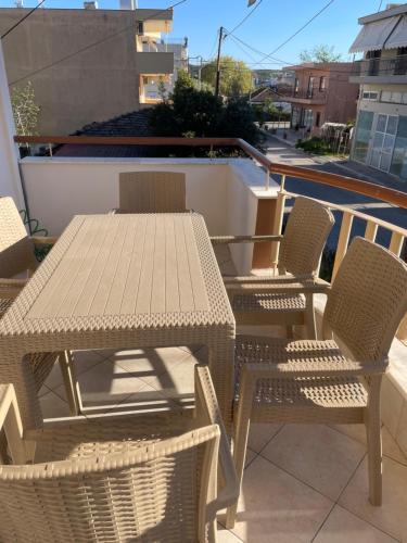 Balkoni atau teres di mema apartment