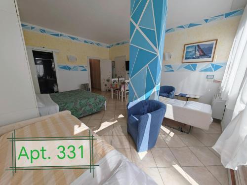 Katil atau katil-katil dalam bilik di Garda Apartments in Euroresidence