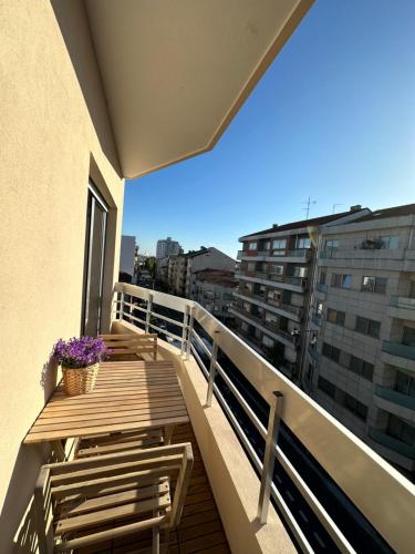 Ban công/sân hiên tại Fantástico T3 Porto - 6 Pessoas