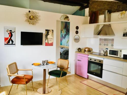 Køkken eller tekøkken på Franky & Angy casa vacanze