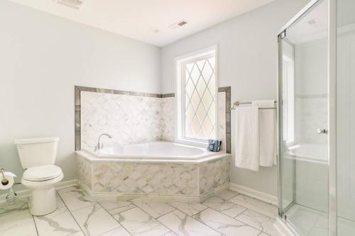 Koupelna v ubytování Copeland Château