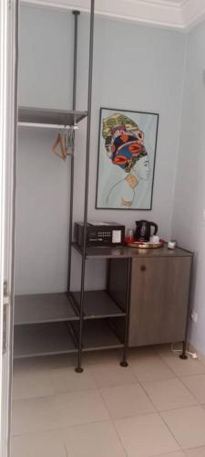 Kuchyň nebo kuchyňský kout v ubytování Hotel Le Marly