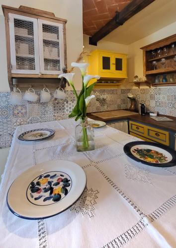 Dapur atau dapur kecil di La Reginetta Holiday Home