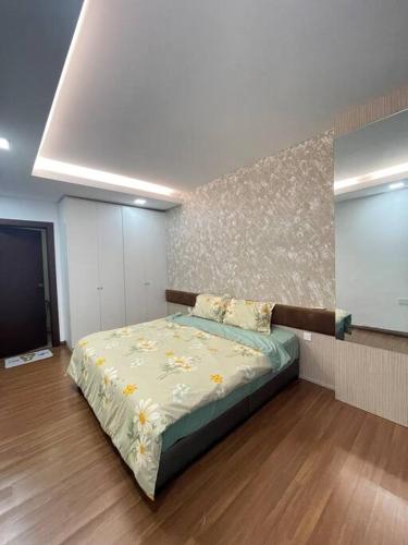 - une chambre avec un lit dans l'établissement 1717Homestay@VivacityJazz4@7pax, à Kuching