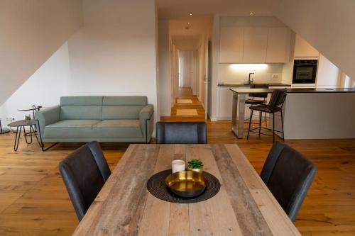 Ruang duduk di Luxuriöse Penthousewohnung mit Fernblick und vielen Wanderwegen