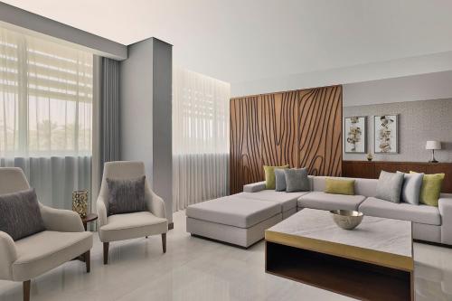 Гостиная зона в Marriott Riyadh Diplomatic Quarter