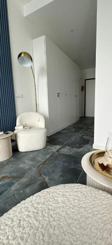 Χώρος καθιστικού στο "Maison Mare" Fronte Spiaggia