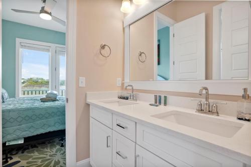 Koupelna v ubytování Aquila West