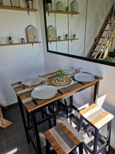 Maisonnette à 200m de la plage avec parking gratuit et terrasse