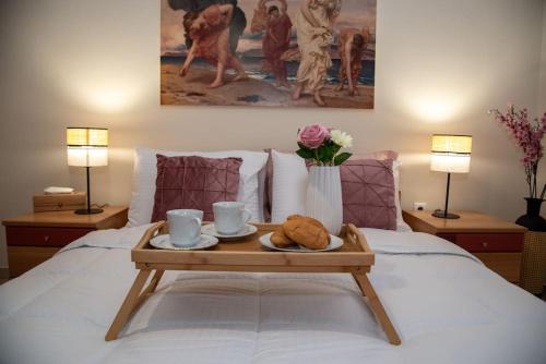 Giường trong phòng chung tại Villa Olivo