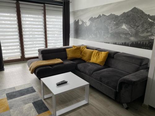 Istumisnurk majutusasutuses Apartament Żółty
