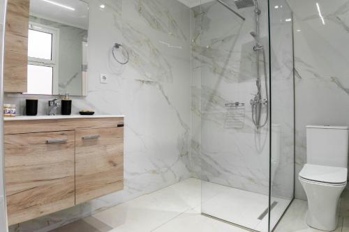 Kúpeľňa v ubytovaní Levanda Luxury Studios Apartments