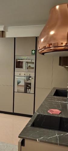 Kuchyň nebo kuchyňský kout v ubytování Villa Chaplin
