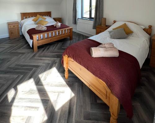 Postel nebo postele na pokoji v ubytování Finner-House
