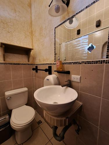 Bilik mandi di Central Hostel Boutique