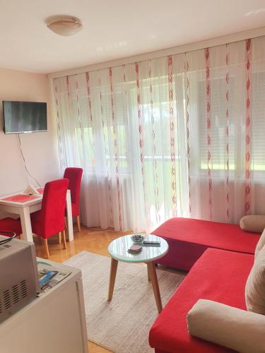 Μια τηλεόραση ή/και κέντρο ψυχαγωγίας στο Apartman Centar
