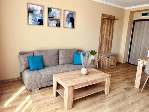 Posezení v ubytování Апартаменти Bella Deluxe