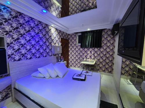 Postel nebo postele na pokoji v ubytování Motel Só Love 1