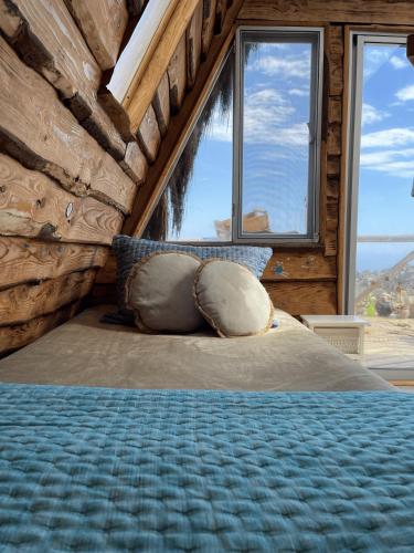 Posezení v ubytování Eco Lodge La Ola Oculta