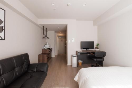 TV a/nebo společenská místnost v ubytování LANG Hotel Kameido-2#Near Akihabara#チェックアウトのみ清掃あり