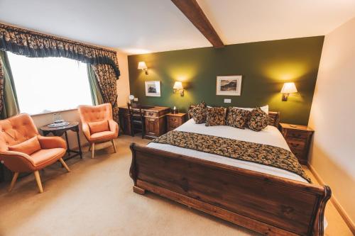 The Aubergeにあるベッド