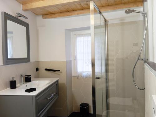 Koupelna v ubytování Casa di MOMO
