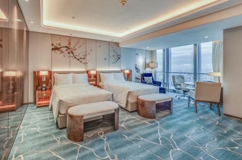 Zona d'estar a Na Lotus Hotel, a Luxury Collection Hotel, Nanning
