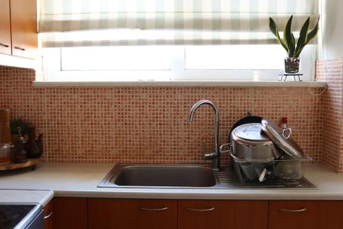 Nhà bếp/bếp nhỏ tại Upper Side Koum-Kapi