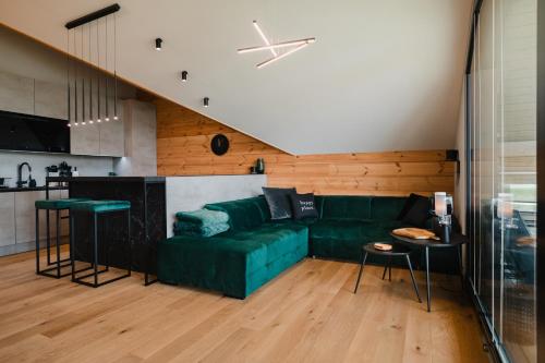 Χώρος καθιστικού στο Apartmán GREEN
