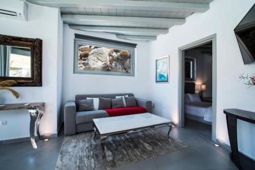 Χώρος καθιστικού στο Greco Philia Hotel Boutique