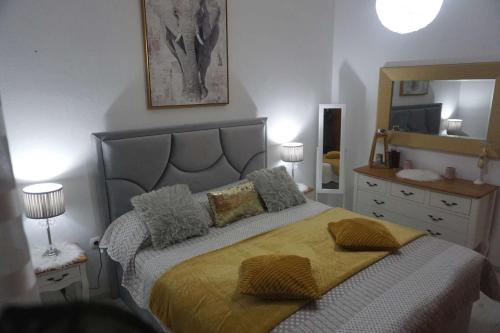 Posteľ alebo postele v izbe v ubytovaní Seaview Holiday Home GATSBY