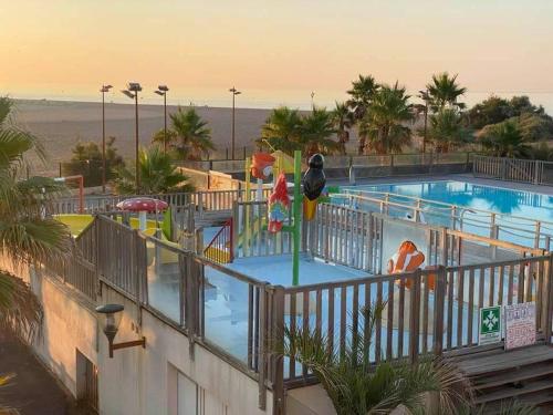 Mobil home Camping Bleu Marine