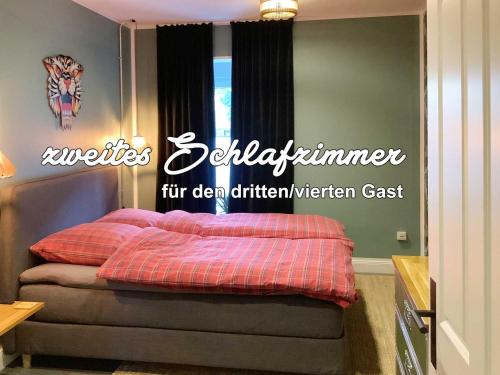 Wohnungen mit Balkon, ruhig & zentral, nahe Centro & Arenaにあるベッド