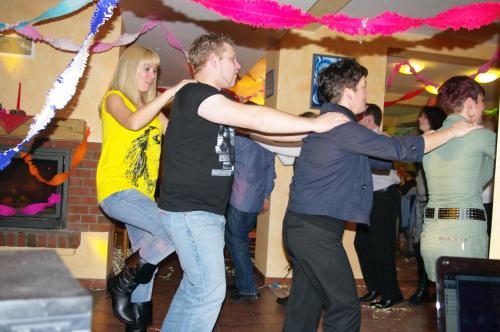 a group of people dancing at a party at Hotel Helena in Rokytnice nad Jizerou
