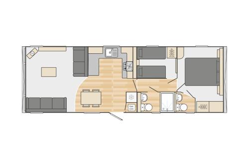 een plattegrond van een huis bij Llwyngwair Manor, Newport, PEMBROKESHIRE in Newport