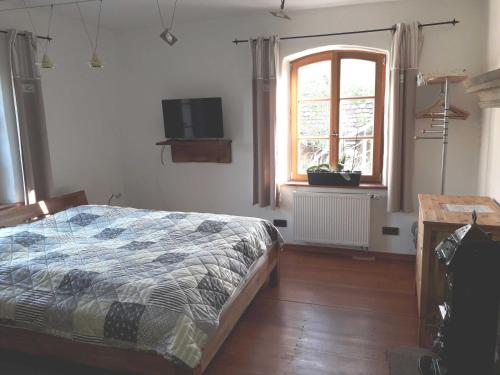 Cama o camas de una habitación en Gästezimmer - Fuhrhalterei Maul