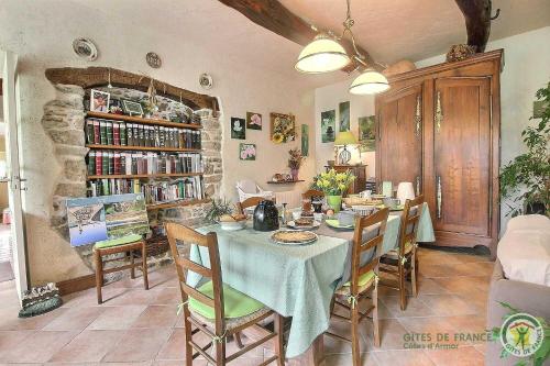 Knihovna v bed and breakfast