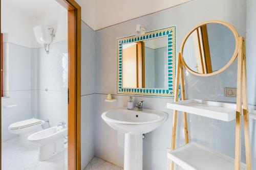 Koupelna v ubytování Il Corbezzolo