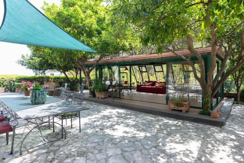 Zahrada ubytování B&B La Nave