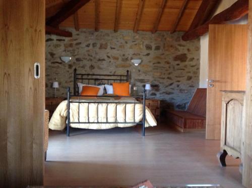 Кровать или кровати в номере Quinta das Colmeias