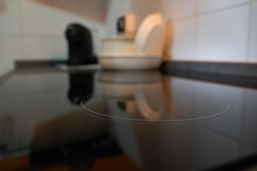 a bathroom with a toilet in a room at AMBRA - Casa Vista Mare in San Teodoro