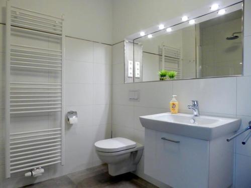 Koupelna v ubytování Apartment Deichperle, Am Alten Deich 20 5