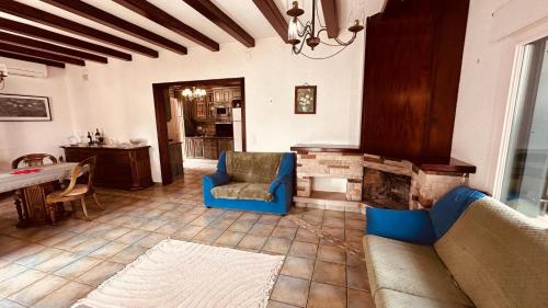 Χώρος καθιστικού στο Villa acogedora Cambrils Playa