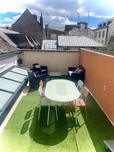 Charmant appartement avec terrasse entre centre-ville et plages de Concarneau