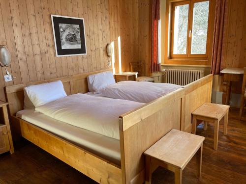 Postel nebo postele na pokoji v ubytování B&B Cad'Stampa, Casaccia