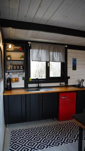 Η κουζίνα ή μικρή κουζίνα στο Pentalow Cabin